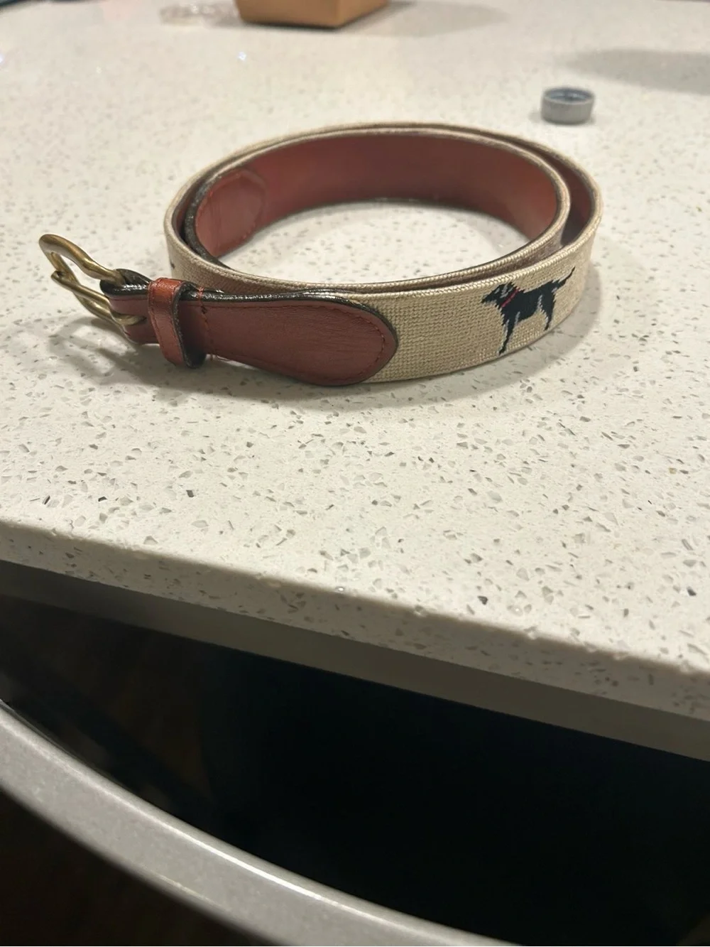Smathers & Branson Men’s Needlepoint Belt